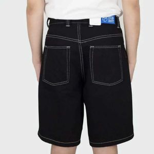 Męskie szorty Harajuku Big Boy Y2k Nowe wysokiej jakości szorty Hip Hop kreskówkowe zarodki Pocket Denim Shorts Street Clothingl2405