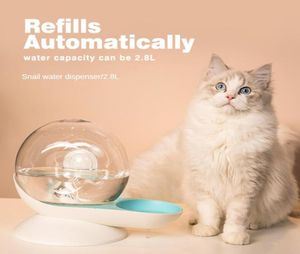 Pet Automatic Drinking Fountain Cat Water Snail Dog Feeder Bowls Feeders2204520