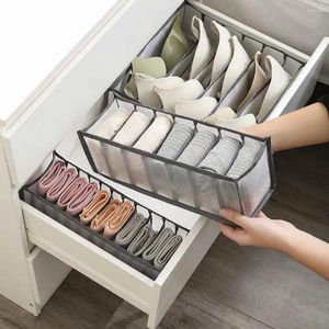 Storage Bags Underpants Underwear Separate Box Bra Release Lattice Drawer Type Womens Wardrobe Pack Socks Arrangement Grid Household