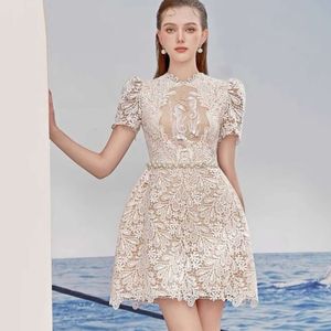 مصمم غير محدد ، فستان PartyDress العلامة التجارية فييت نام لؤلؤة ، فساتين تنورة للنساء للملابس النسائية الأنيقة womandress جودة عالية فستان قصير الصيف 2024 ملابس