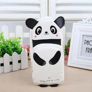 Stume da stoccaggio Case di matita per animali Panda kawaii box box imballaggio per affari