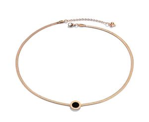 Pendant Necklace Choker Necklaces Rose Gold Torques Jewelry Engraved with R292j7768487