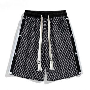 Shorts masculinos 2024 novas calças cortadas de gelo