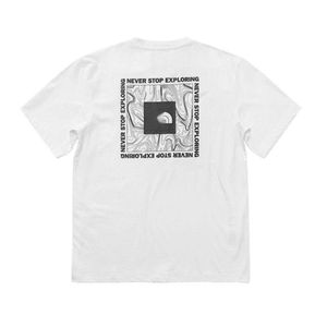 노스 티셔츠 페이스 디자이너 티 럭셔리 패션 편지 인쇄 남성 Tshirts 야외 캐주얼 느슨한 통기성 짧은 슬리브 트셔츠