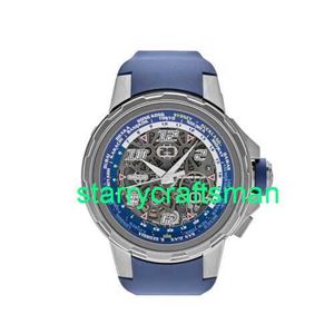RM Luxury Watches Mechanical Watch Mills RM63-02 Automatisk WorldTimer Titanium STHD