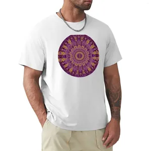 T-shirt masculina de póos mandala eco, além