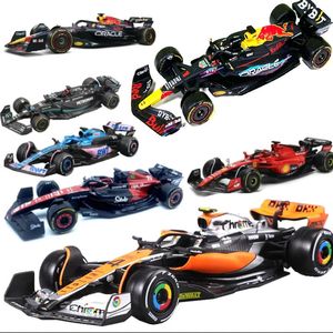 Bburago 1 43 W14 RB19 SF23 ALPINE A523 ALFA C43 Modello Formula Car Simulazione statica Simulazione Diecast Racing 240422