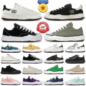 Designer shoes Hank OG Sole Canvas Low Leather mmy men women White Black Burgundy Blue Olive Green Yellow casual mens trainers sports sneakers tennis