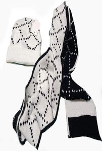 Men Women Scarf Hat Sets 2 Pieces Designer Scarfs Bucket Beanie Hats Cashmere Scarves With Winter Wollen Knit Luxury Cap7957599