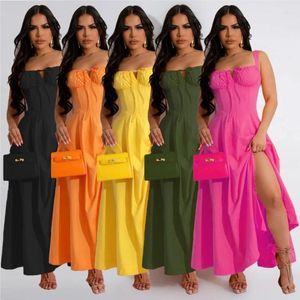 Badeanzug Cover Up Summer Dress Women Beach Ausfahrt Gurt Massive Polyester Beachwear Pareo für weiblich 2024 sexy saita