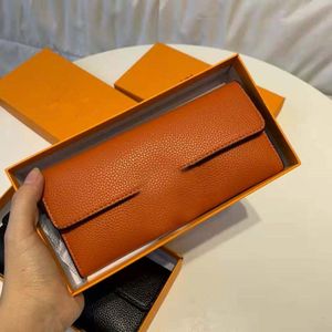 2022 Yüksek Kaliteli Para Çantalar Tasarımcı Cüzdan Kart Sahibi Uzun Stil Luxurys Erkek ve Kadın Çanta Lady Cep Moda Cüzdan Kutu 227a