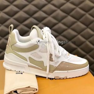 2024 Custom Fashion Classic Luxury Mens Women Running Shoes Liebhaber weiße Trainer Designer Sneakers Drucken Low-Top Green Red Black White Atmable 36-45 R1