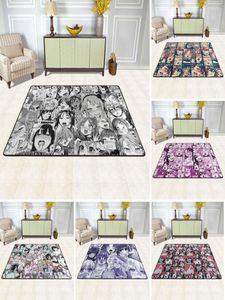 カーペットアニメAhegao Faces Nonslip Bedroom Rugsバスマットぬいぐるみ飾りリビングルーム豪華なふわふわソフトカーペット1389333