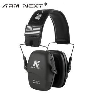 ARM NEXT Safety Shooting Hearing Protections Earmuffs For Tactical Hunting Noise Reduction Soundproof Headset 240428