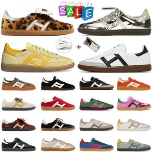 Galles Bonner Scarpe leopardo scarpe designer per leopardo donne uomini uomini rosa marrone nuvola bianca nero verde sneakers sneakers sambasneakers scarpee