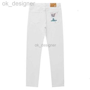 Дизайнерские мужские джинсы Последний продукт в 2024 году удобный и эластичный супер -корректный посадка чрезвычайно высокого класса новая весна и лето