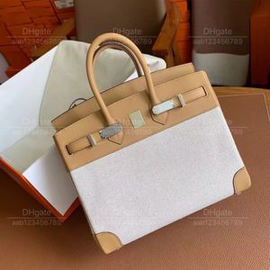 12A lustro jakość luksusowa klasyczna torba designerska torebka torebka cała ręcznie robiona oryginalna skórzana patchworka torba żaglowa 25 cm Khaki