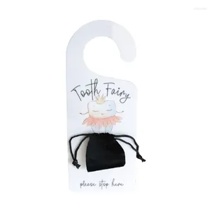 Förvaringsflaskor G6DA Tandfe Sign Gift For Lost Teeth Kids Pick Up Bag Boys Girls Girls Girls