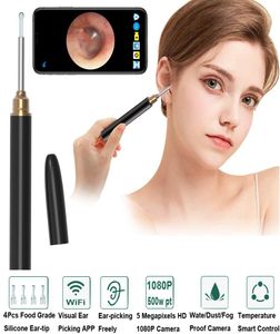 Ear Care Supply Smart Otoscope Pen with Light Healthy Ear Care Clean Endoscope Handheld WiFi Earwax Remover Visual App för IOSANDR9874142
