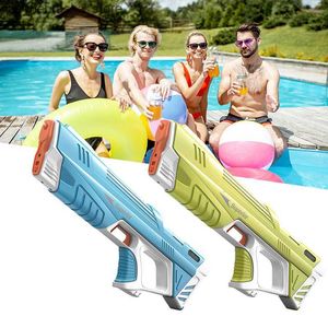 Sand Play Water Fun Gun Toys Automatic Electric Toy Summer Induction Absorbing High pressure Beach Outdoor rifle Fight 230718 Q240408