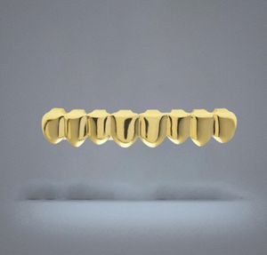 Grillz Dental Body Drop Delivery 2021 Mens Gold Grillz Set Fashion Hip Hop Jewelry High Quality Eight 8 Top Tooth Six 6 Bottom T804501803