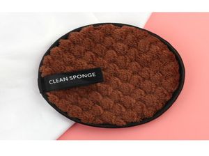 Pad di rimozione del trucco per gli occhi riutilizzabili per lavaggio purificante motivano ananas cookie occhiali per purificare il trucco di sponge4374676