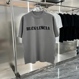 BLCGレンシアユニセックスサマーTシャツメンズビンテージジャージーTシャツレディースオーバーサイズヘビー級100％コットンファブリックワークマンシッププラスサイズトップスティーBG30246