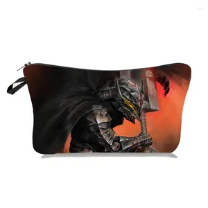 Bolsas de armazenamento coleção clássica personagem de anime jogo japonês impressão impressão de garotas bolsas de carteira higieness gadget de viagem