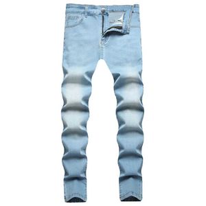 Herren Jeans Fashion Strtwear Männer Frühling schlank dünne Lange Jeans beste männliche Strecke Solid Casual Jogging Stifte Jeanshose für Herren Y240507