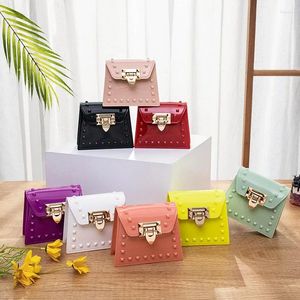 Bag 2024 Trend Korean Version Of High Quality Leaf Chain Mini Jelly Fashion Small Fresh Luxury