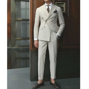 Blazer maschile 2024 Mens BEIGE BEIGE SET PACCHI PACCHIO CASCOLA CASATURA Q240507