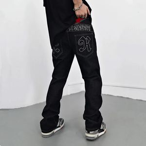 Звездная вышивка Y2K Streetwear Backgy Jeans Jeang