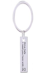 Drive Safe I Need You here with me Keychain Trucker Husband Dad Gift for Dad Boyfriend New Driver3344083