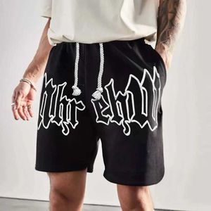 Mäns shorts 2024 Nya skum Casual Shorts Herr Summer American Fifth Pants Fashion Brand Ins Sport Lose Large Size Basketball Pants T240507