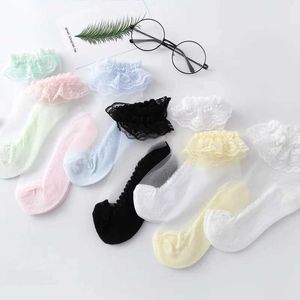 Kids Socks 5 Pair Kids Socks Summer Thin Children Breathable Baby Socks Toddler Girls Princess Socks Meias Para Bebe Girls Lace Socks 1-12Y