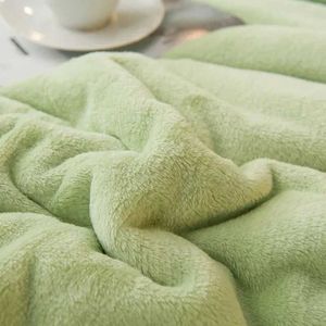 Blankets Winter Bed Blankets Solid Color Fleece Blankets Throws Adult Thick Warm Sofa Winter Blanket Super Soft Warm Duvet Cover Luxury