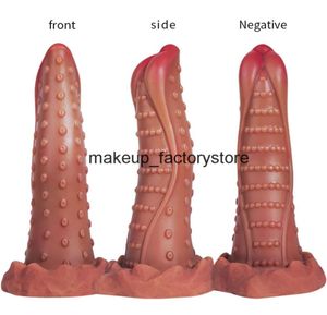 Masaż silikonowy dildo wtyczka do masażu Masaż Zabawa analna dla kobiety orgazm stymuluje wtyczkę anal macka Dildos Sex Toys z ssą C9533991