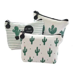 Case Wholesale Bag Cactus Pencil Canvas Stationery School Forniture Cosmetic Makeup Contime