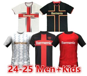 2023 24 25 Bayer 04 Leverkusen Soccer Jerseys 2023 24 Home Away Third Demirbay Wirtz Bakker Bailey Home Ch Aranguiz Paulo Schick Football Shird Kits666