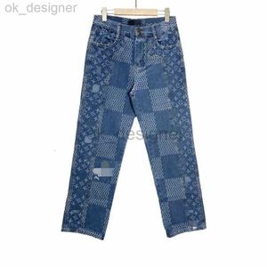 Designerskie dżinsy dżinsowe dżinsowe spodnie dżinsy motocykl szczupły jeansy proste projektowanie retro streetwear swobodny dres Projektanci joggers