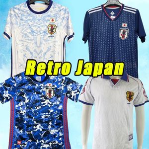 Japão Retro Nakata Soccer Jerseys Vintage Miyamoto Ogasawara okano soma akita kawaguchi hattori okazaki camisa de futebol 16 17 18 20 1998 Away 98