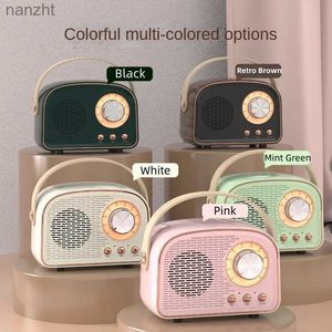 Alto -falantes portáteis alto -falantes de telefone celular Retro Mini Bluetooth Speaker DW21 Classic Music WX