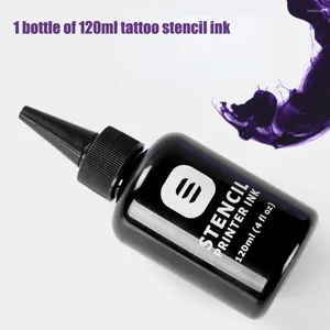 Tatueringsfärg 120 ml stenciltryck bläck professionell tekniköverföring spårning papper bläckstråle maskiner dedikerade tillbehör