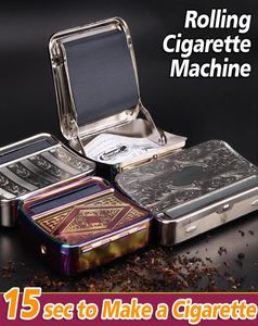Máquina de rolagem de metal Caixa de cigarro de rolo de mão Mãe Caixa de cigarro automático Fumando portátil Roll Paper Manual Tobacco ROL4347732