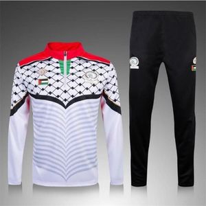 Ny träningsdräkt toppkvalitet Palestino Running Set Jacket Skinny Pants Tracksuit Chandal Futbol Sweatshirt Palestine 201207 354o