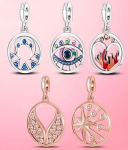 New 925 Sterling Silver Me Medal Charm Pendant for Presict Pracelet5814791 الأصلي