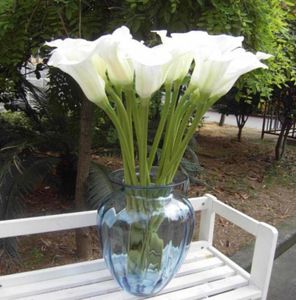 Vero touch Callas Flower Branch 60cm Sensazione di pU Calla Lily Flowers Grande Calla Lily per nozze bouquet artificiale floreale decorati9616878