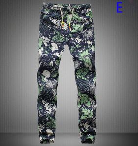 Men Linen Pants New Design New Those Days Pants Men Casual Decorated Harem Mens Joggers Long Style Floral fz27412290884