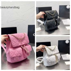 Chanells CChanel Chanelllies bag designer CF 23P wax Oil backpack skin Flap leather Bag 22A quality Womens mens tote crossbody Designer handbags fashion Embossing w