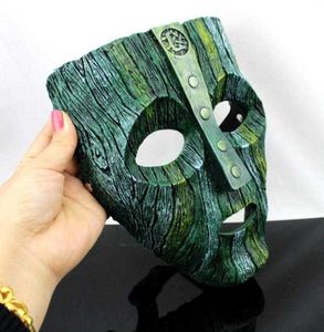 Son of the Mask 2 Loki Cosplay Anime Carnival Party Half Face Children Adults Kids Halloween Prop Resin Strange Funny Masks X08035840157